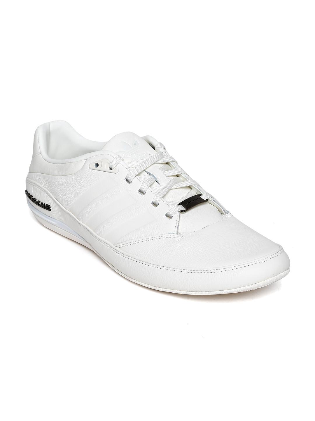 adidas gazelle silver green womens PORSCHE DESIGN x ADIDAS Size 9.5 Black White Leather Lace Up Sneakers  Sui  Generis Designer Consignment