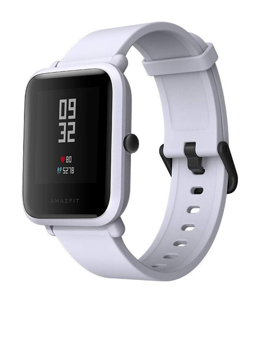 Buy Amazfit Unisex White Bip Cinnabar Smart Watch A1608 Smart