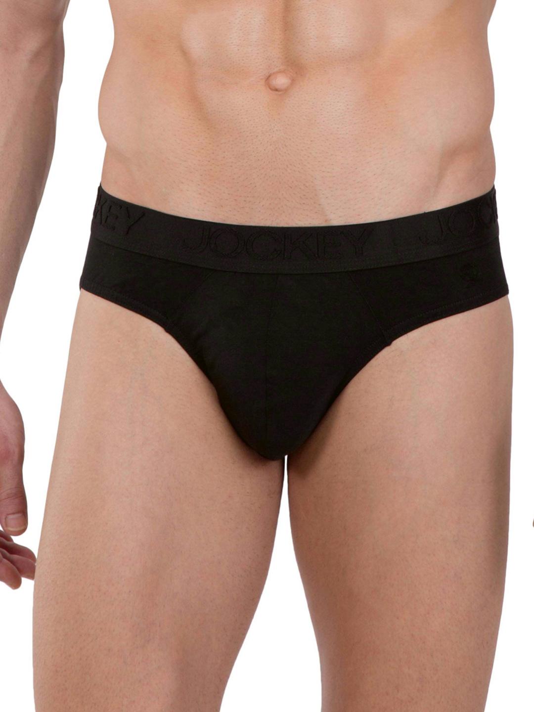 Buy Jockey International Collection Men Black Ultra Soft Briefs IC