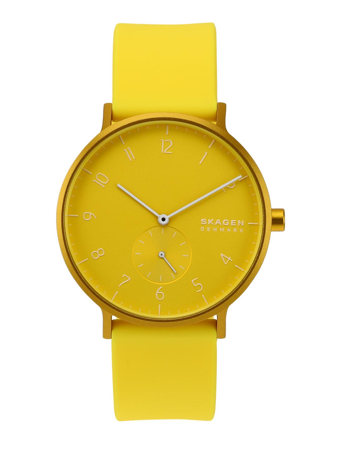 Buy SKAGEN Men Yellow Analogue Watch SKW6557 - Watches for