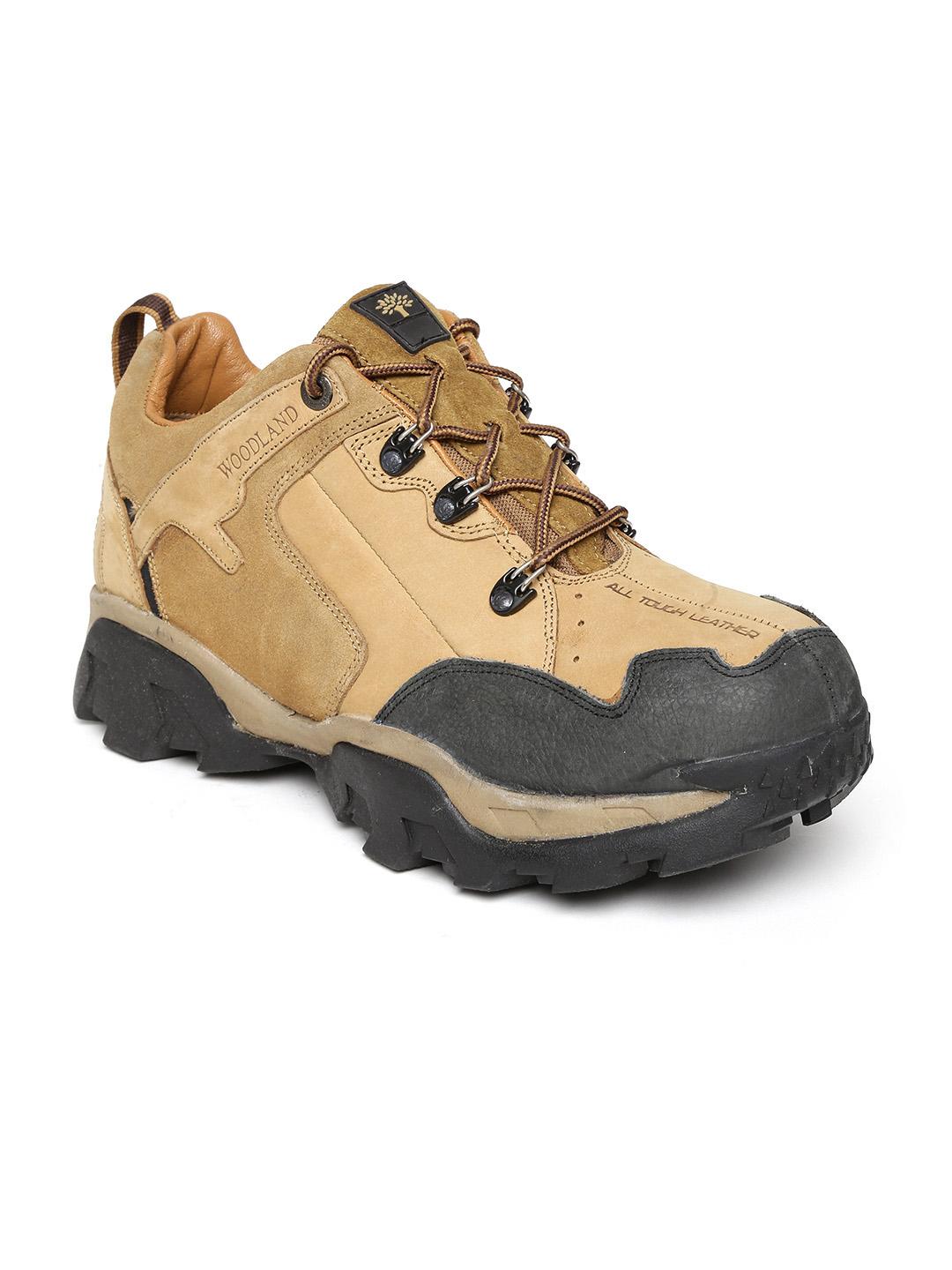 Buy Woodland ProPlanet Men Camel Brown Leather Casual Shoes