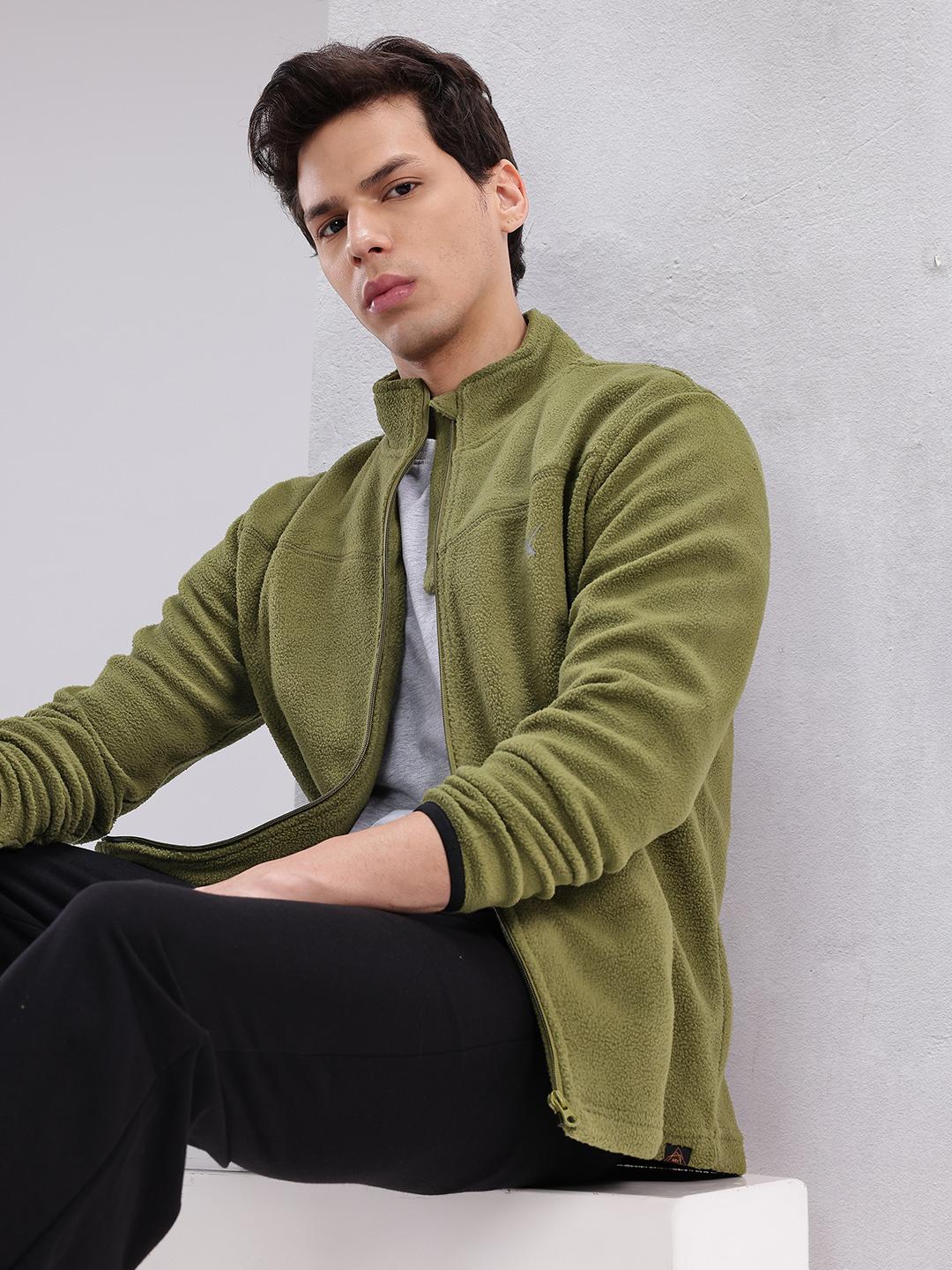 Buy HRX by Hrithik Roshan Mock Collar Sweatshirt - Sweatshirts for