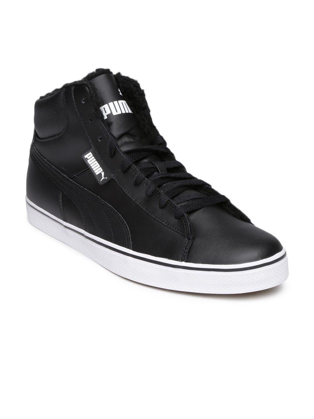 Puma Men\u0026#039;s Puma 1948 Vulc Sneakers Buy PUMA Unisex Black 1948 Mid Vulc  Perf Casual Shoes Casual