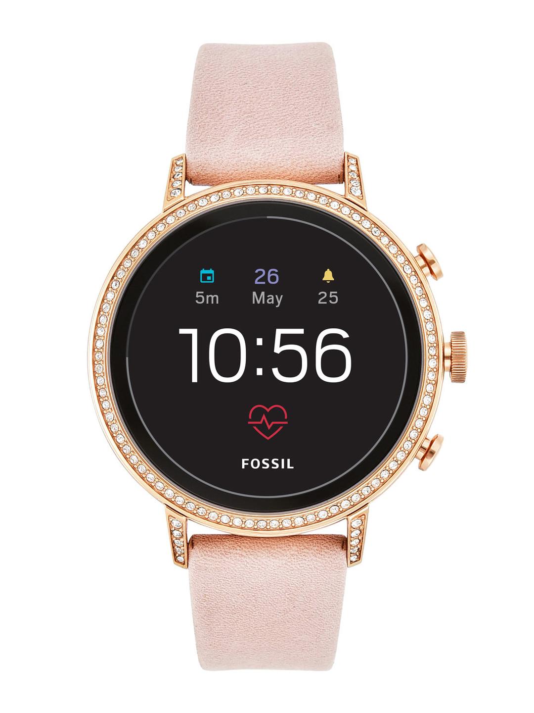 Buy Fossil Q Venture HR Black Smart Watch FTW6015 Smart Watches