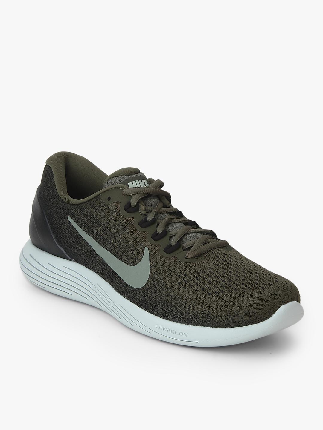 Buy Nike Lunarglide Olive Running Shoes Sports Shoes for Men