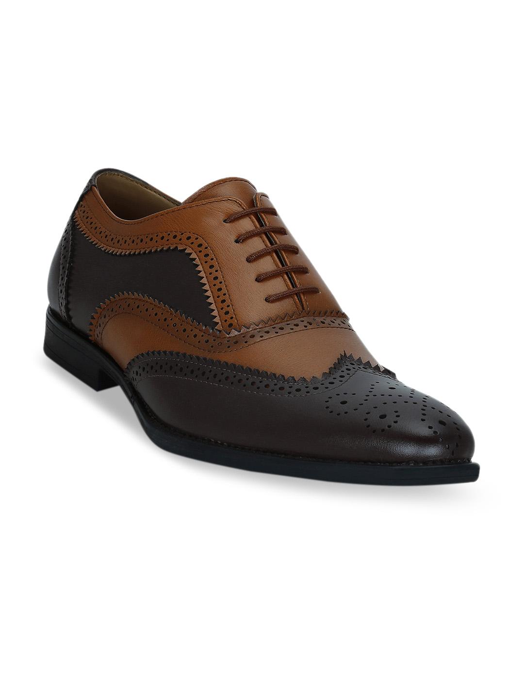 Buy Kielz Men Tan Brown Formal Brogues Formal Shoes for Men