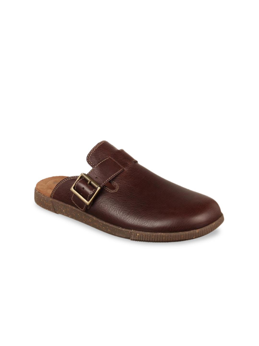Buy Clarks Men Brown Leather Clogs Sandals for Men 9491731 Myntra