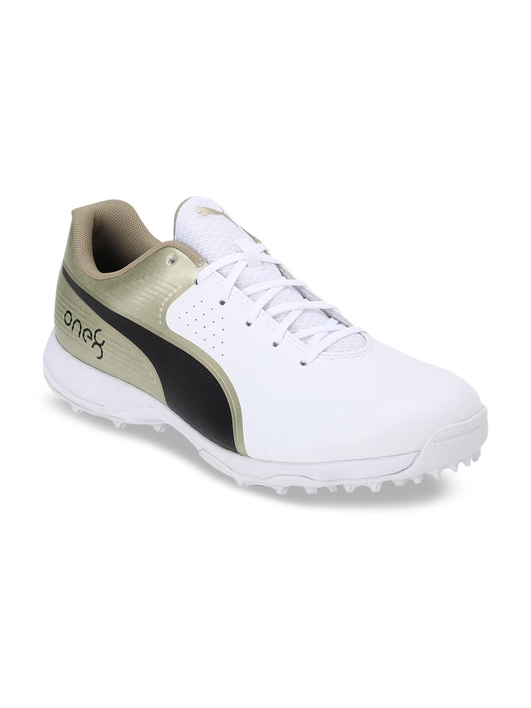 Buy Puma Men Gold-Toned Cricket Shoes Sports Shoes for Men