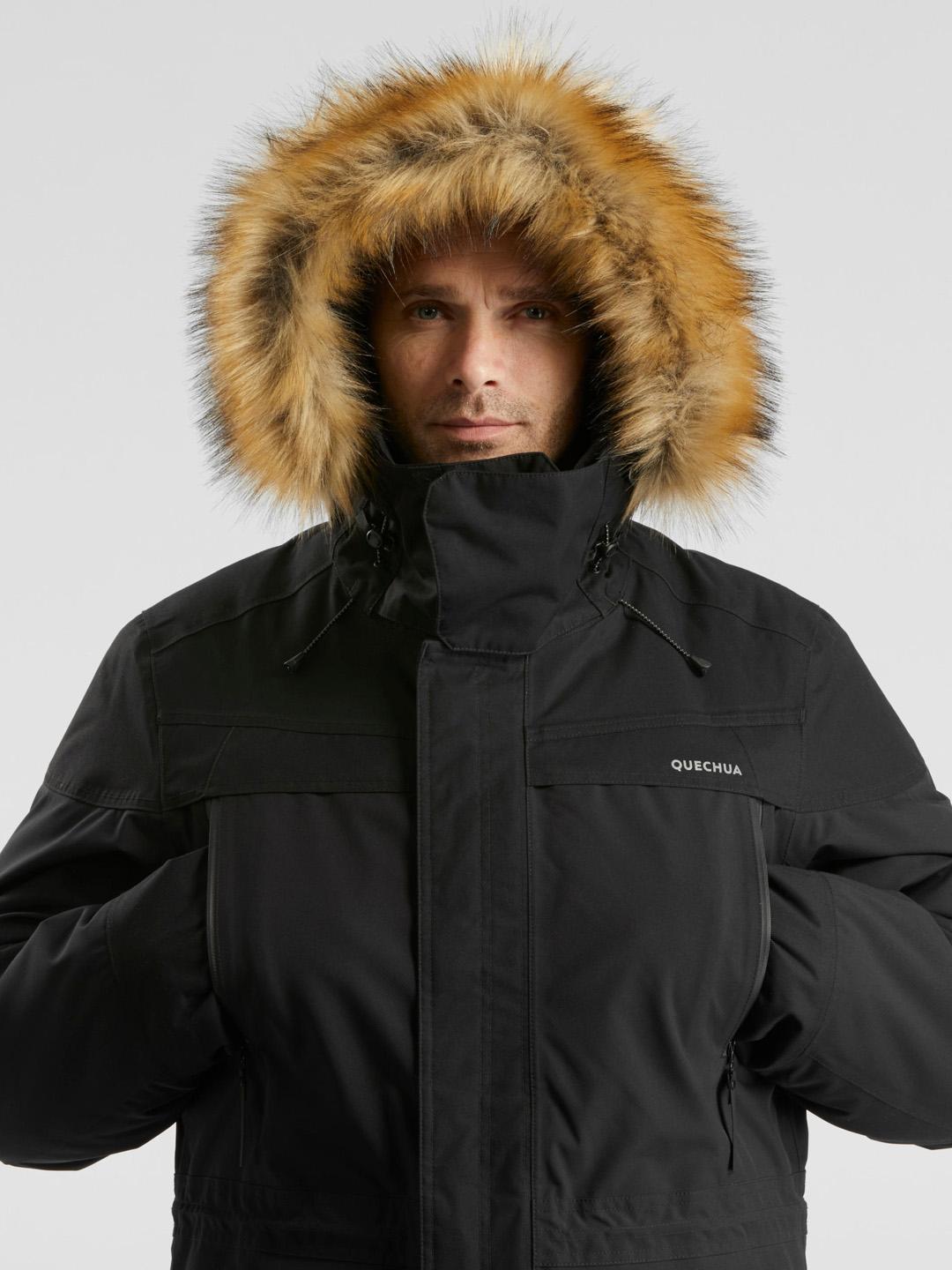 Buy Decathlon Men Black Solid Water Resistant Snow Hiking and