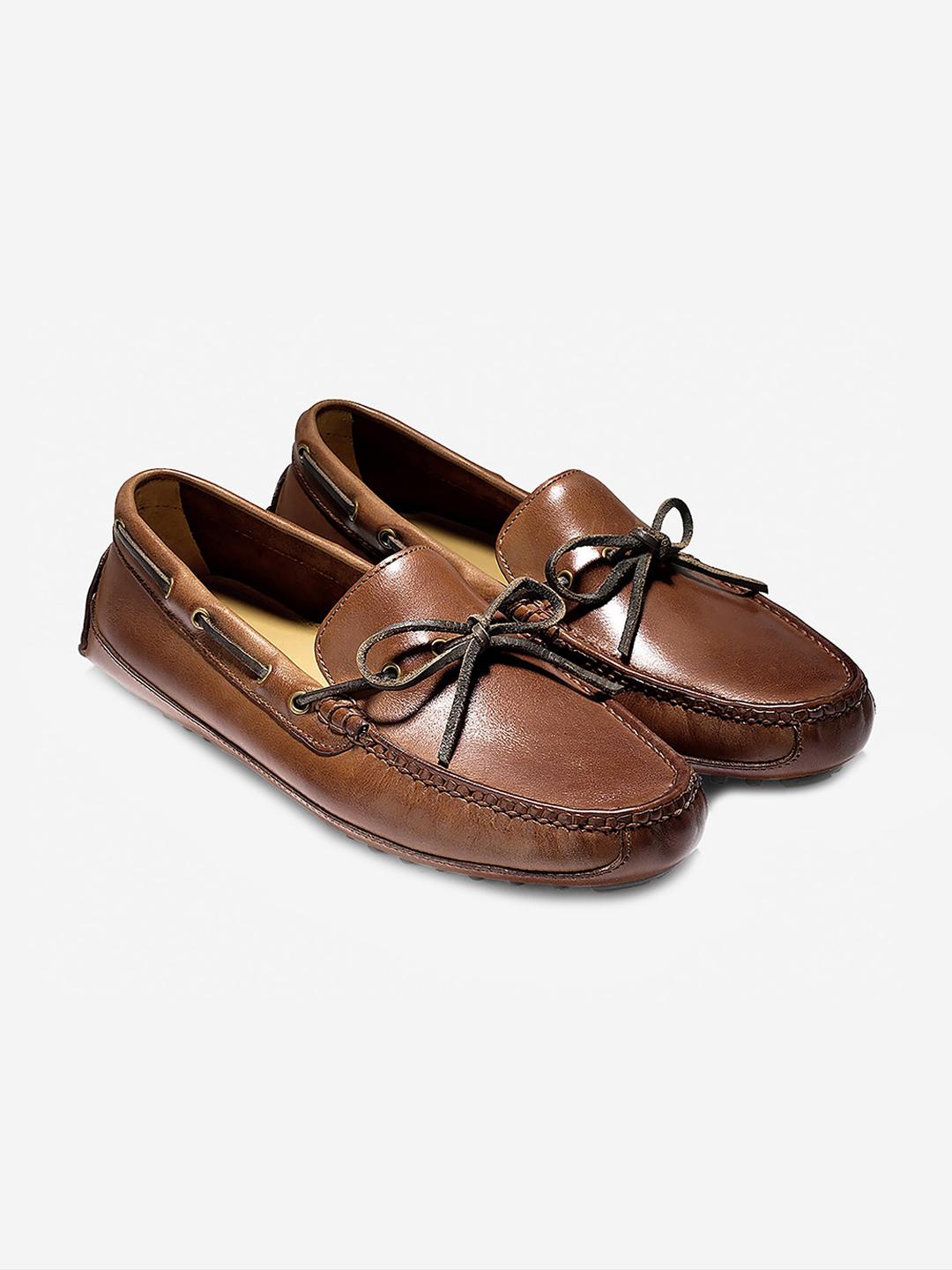 Buy Cole Haan Men Brown Leather Driving Shoes Casual Shoes for