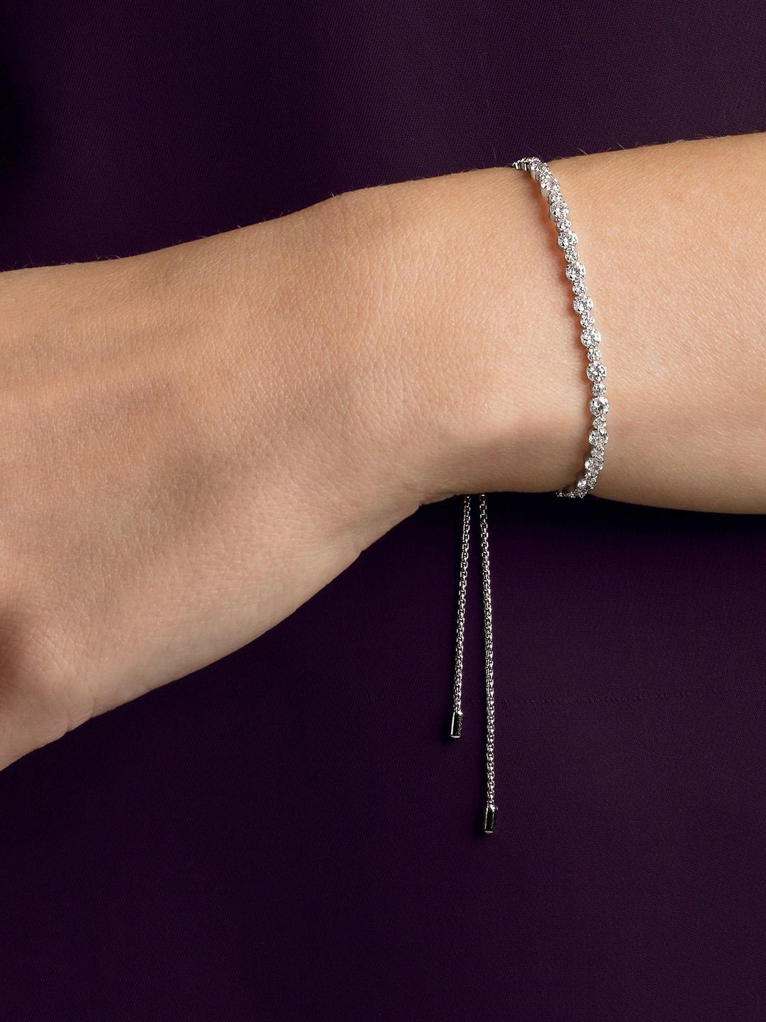 Buy SWAROVSKI SUBTLE BRACELET TRILOGY CZWH RHS M - Bracelet