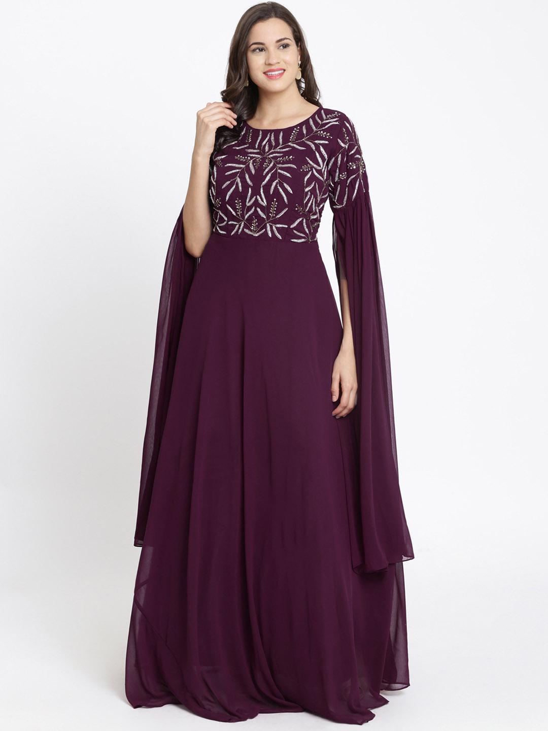 Tulle Dress Burgundy Dress Teenager Buy Koskii Women Burgundy Embellished  Ethnic Maxi Dress Dresses For Women 11689472 Myntra