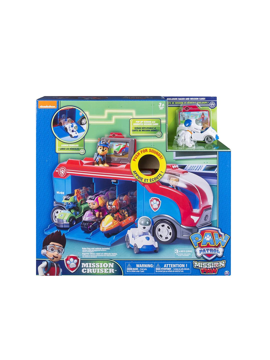 Buy PAW PATROL Kids Blue Red Mission Paw Mission Cruiser Robo