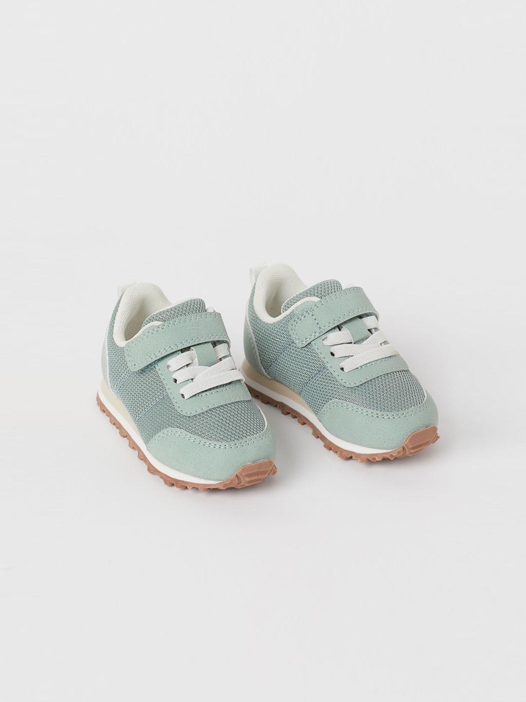 Buy H&M Kids Green Solid Mesh Trainers Casual Shoes for Unisex