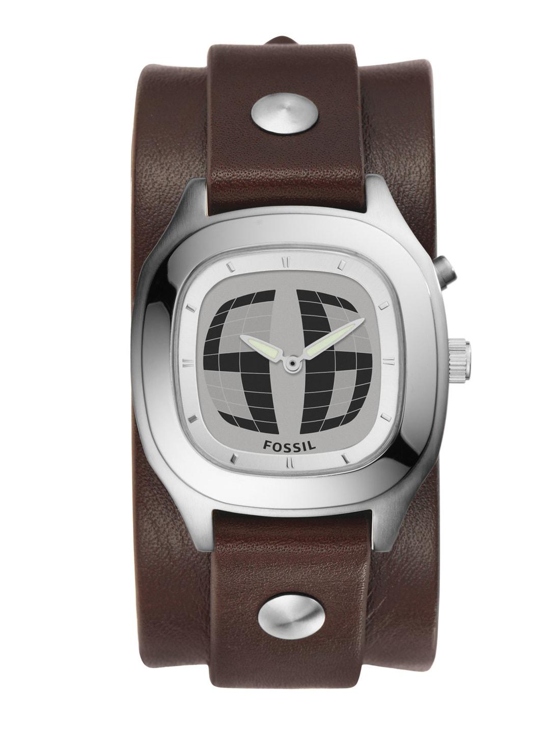 Buy Fossil Women Silver-Toned Big Tic Analogue Watch ES4935