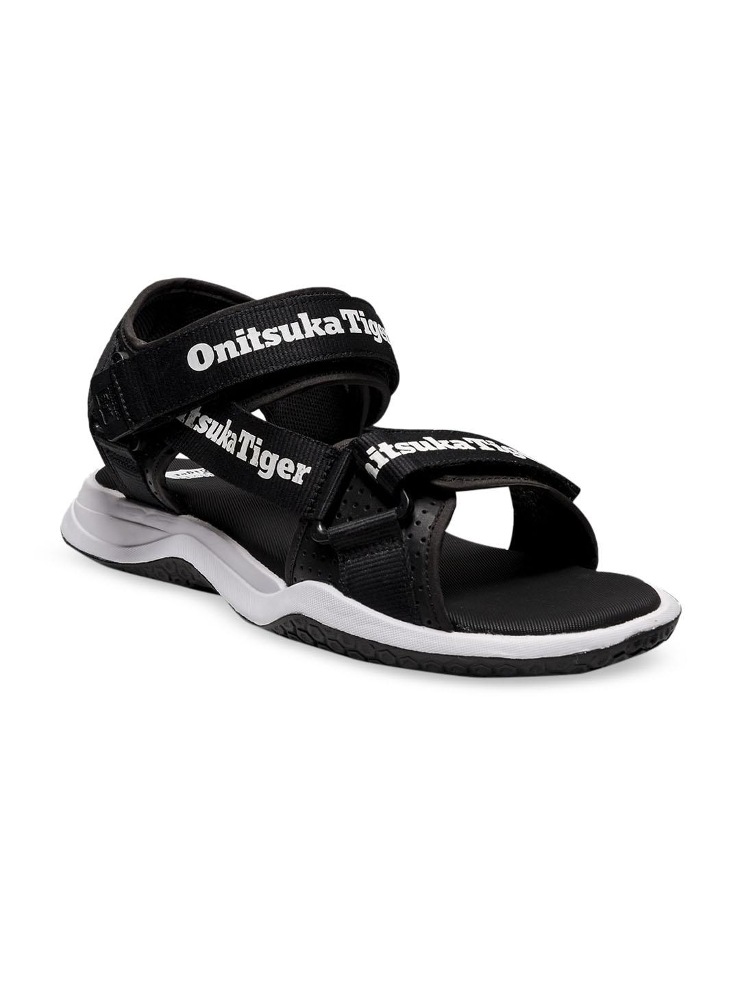 Onitsuka Tiger Unisex Black Sports Sandals Ohbori Strap