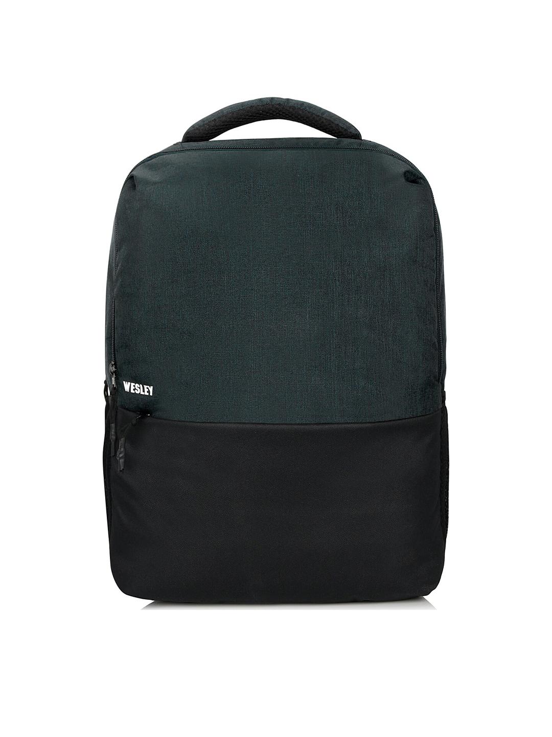 Wesley Unisex Black Laptop Bag