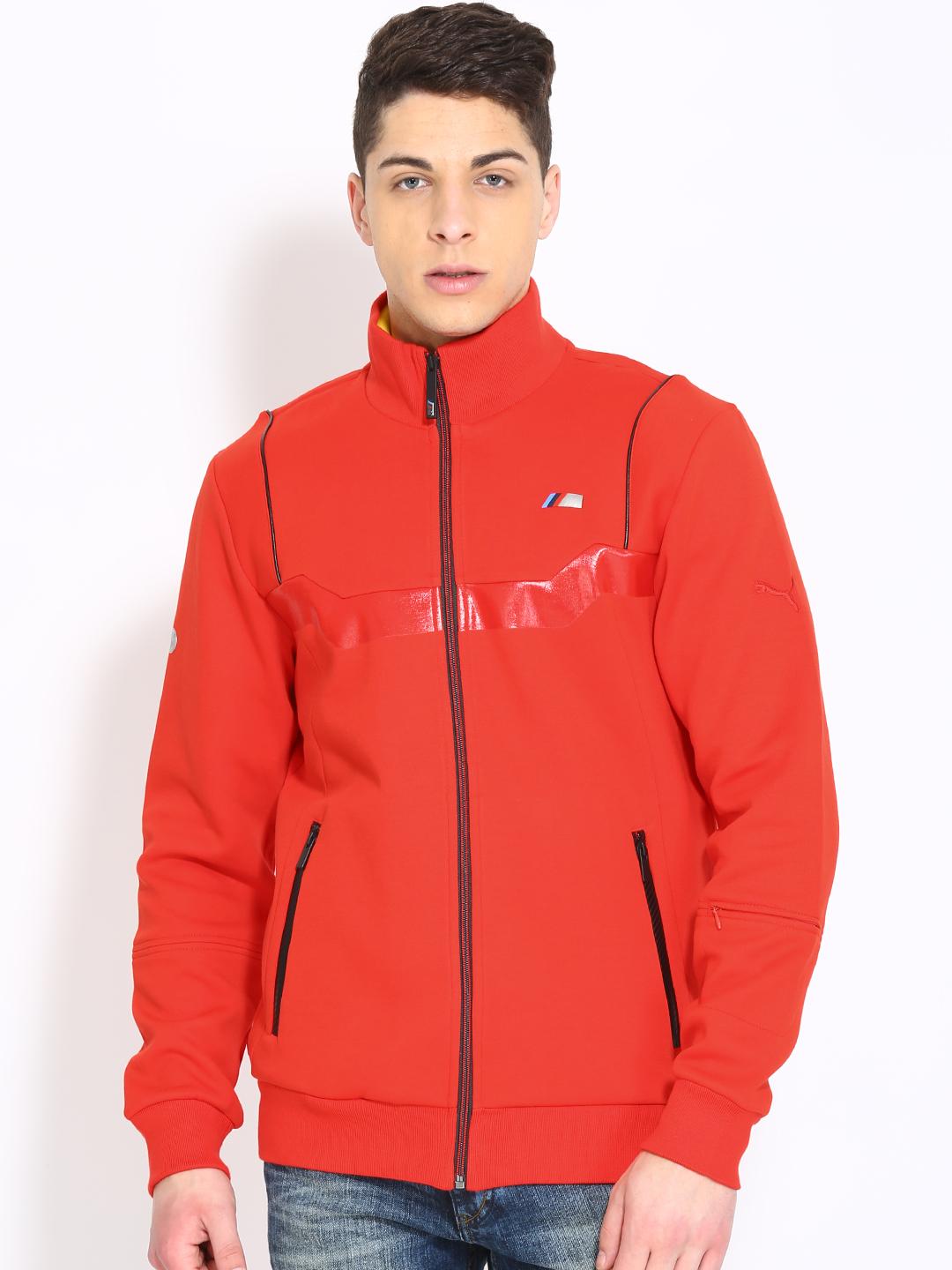 Buy PUMA Motorsport Men Red BMW Track MSP Jacket - Jackets for Men