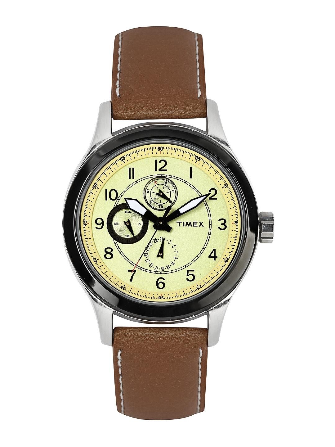 Buy Timex Men Yellow Dial Watch TI000I70700 - Watches for Men