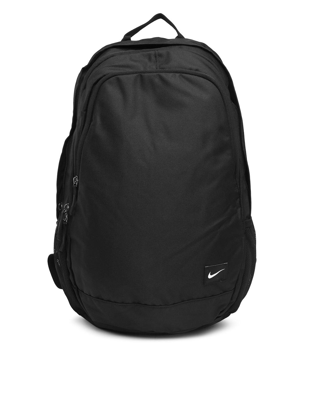 plain black nike bag