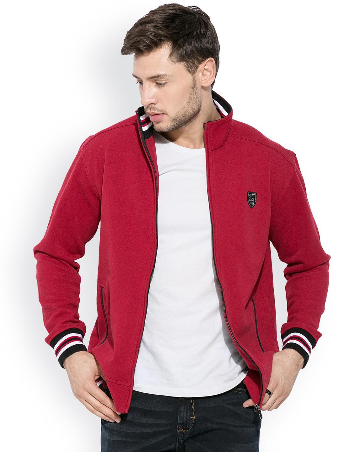 Buy Mufti Red Jacket Jackets for Men 999695 Myntra