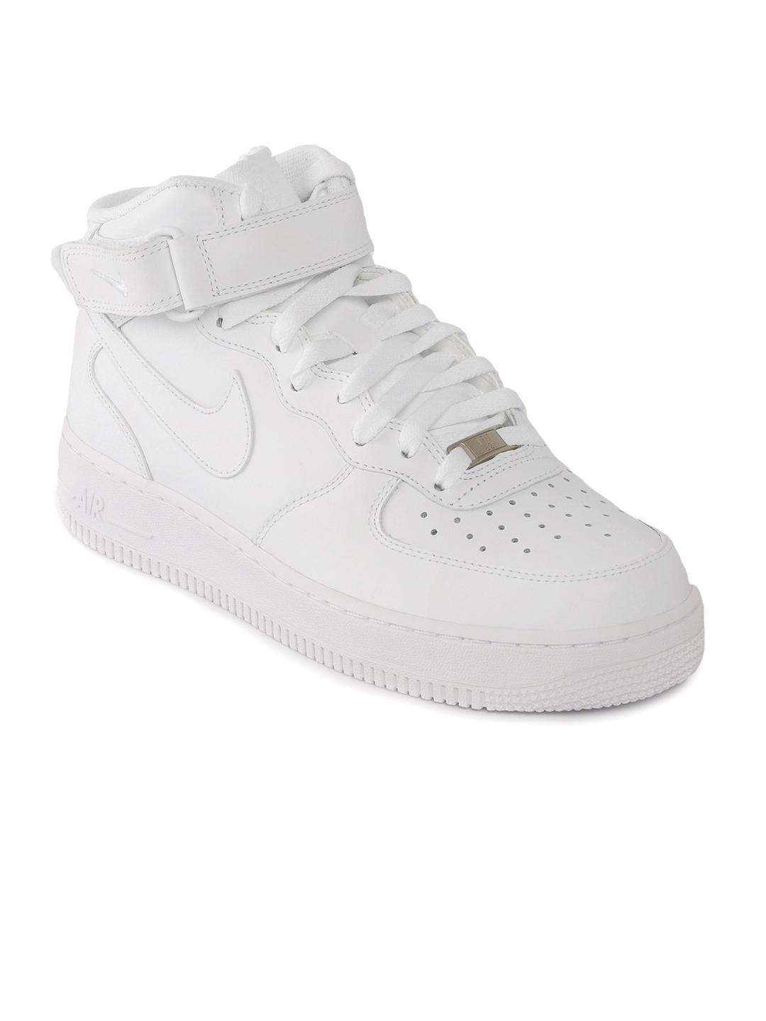 High Top How To Lace Up Air Force Mid Nike Men Air Force White Shoes