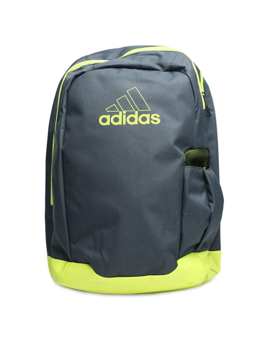 adidas backpack yellow grey Buy ADIDAS Unisex Fluroscent Yellow & Grey Backpack - Backpacks for Unisex  70661