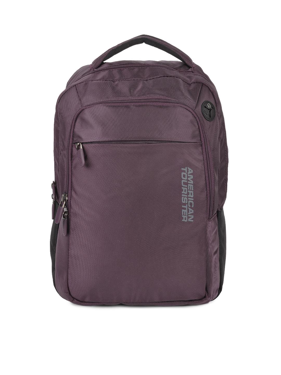 Buy American Tourister Unisex Purple Citipro Laptop Backpack