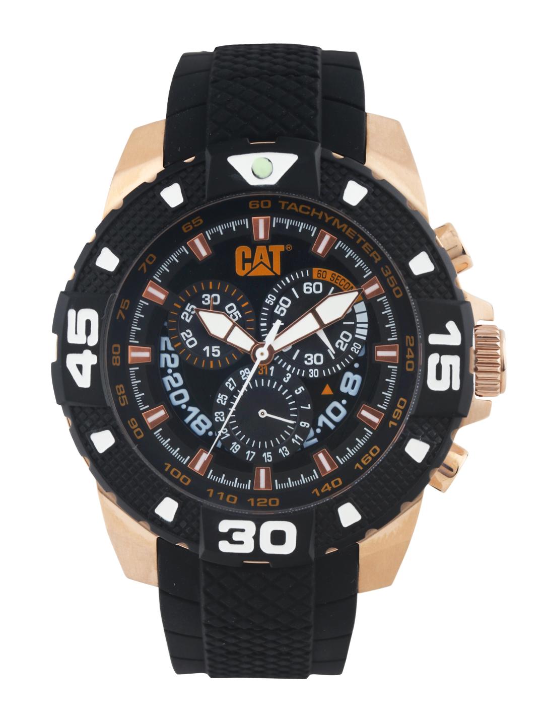 Waicat① Buy CAT Men Black Dial Watch PT.193.21.129 - Watches for Men