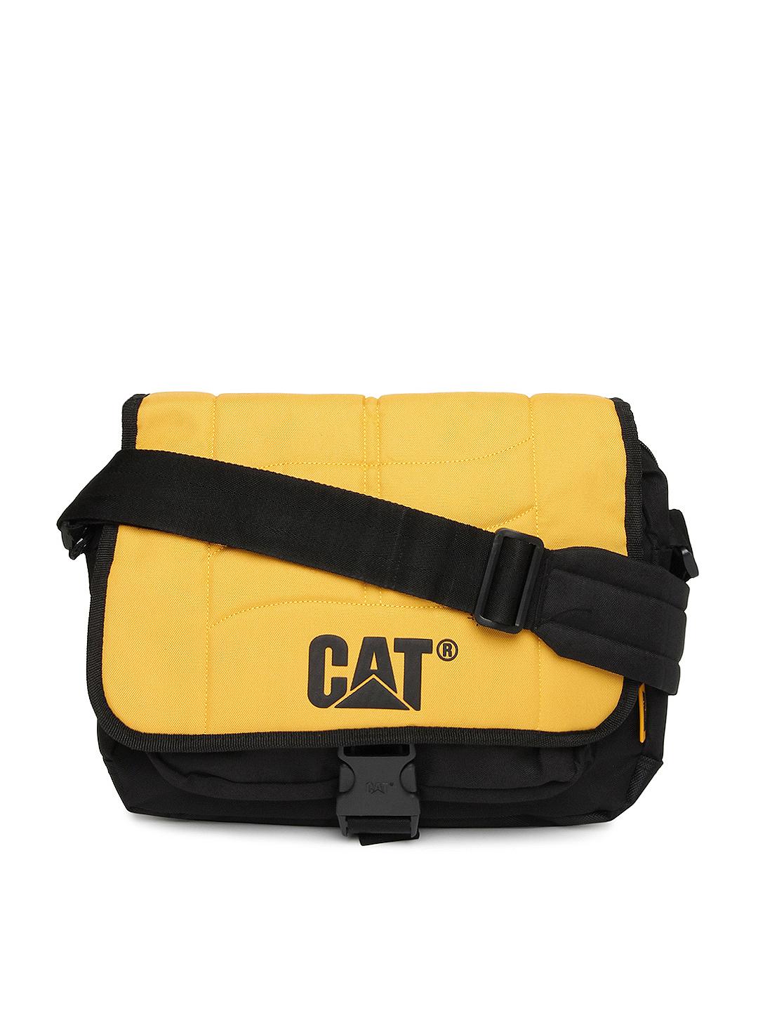 Buy CAT Unisex Yellow Black Curt Laptop Bag Laptop Bag for