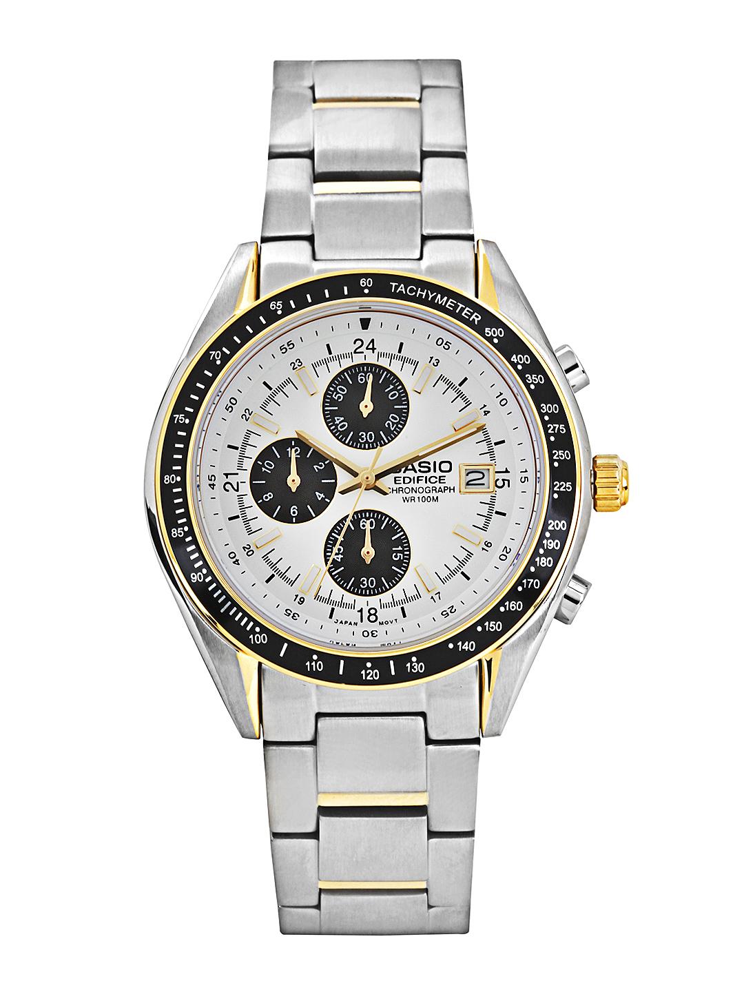 Buy Casio Edifice Men Silver Analogue Watches (ED222) EF-503SG - Main Image