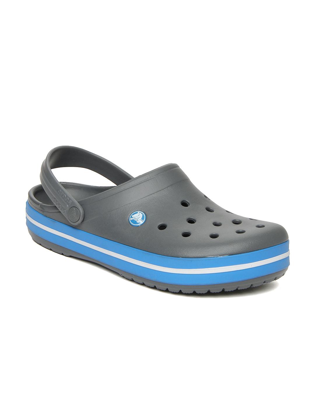 Crocs Crocband Unisex Grey Crossband Clogs