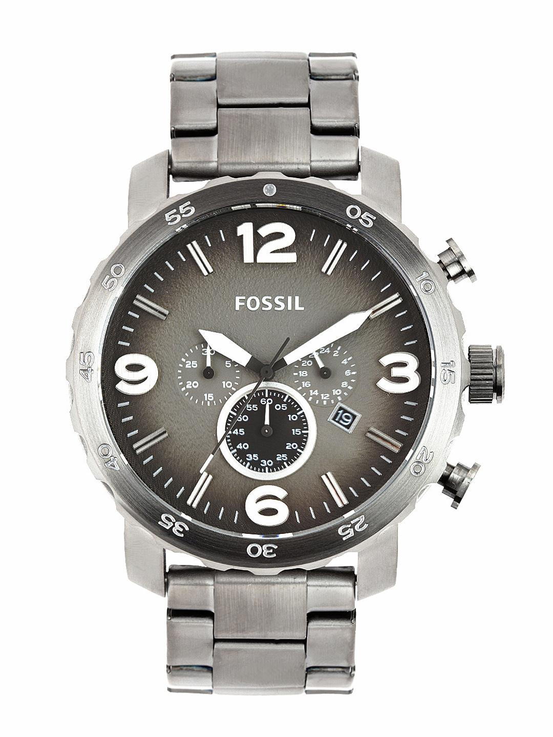 Buy Fossil Men Grey Dial Chronograph Watch JR1437I Watches for