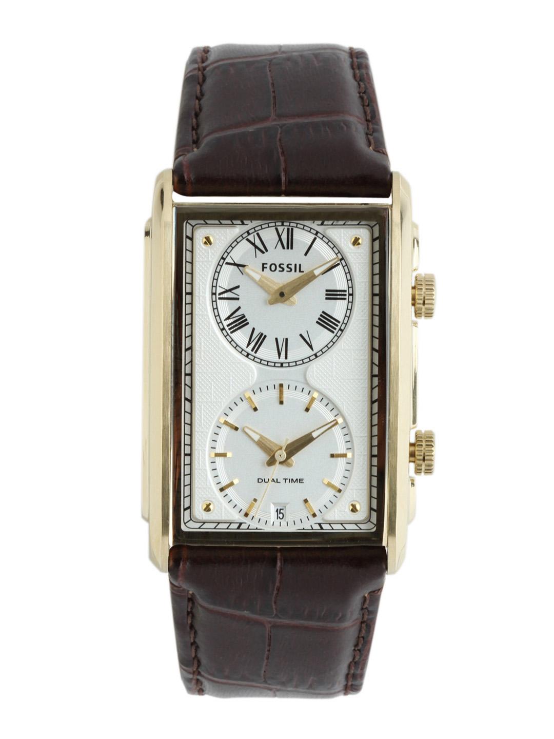 FOSSIL 時計 Buy Fossil Men White Dial Watch FS4783 - Watches for Men 117094