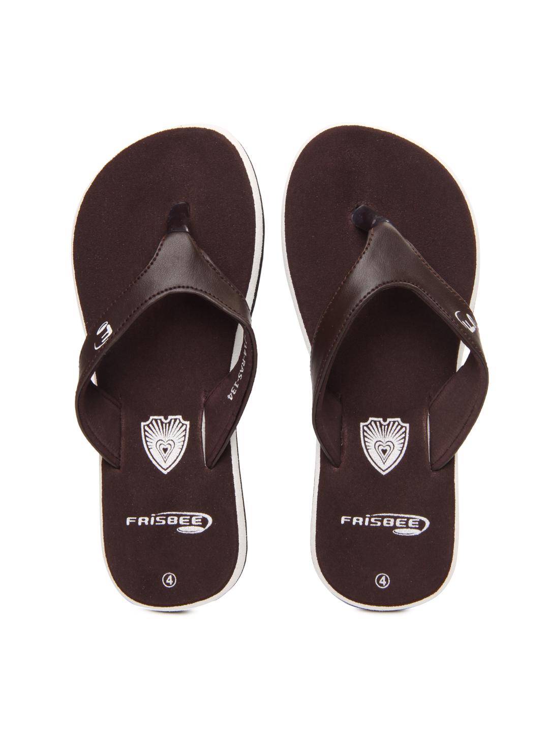 Buy Frisbee Women Brown Flip Flops Flip Flops for Women 311814