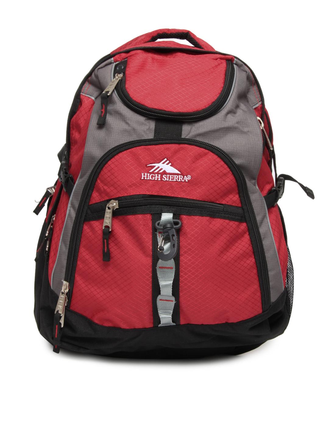 Buy High Sierra Unisex Red Grey Backpack Backpacks for Unisex