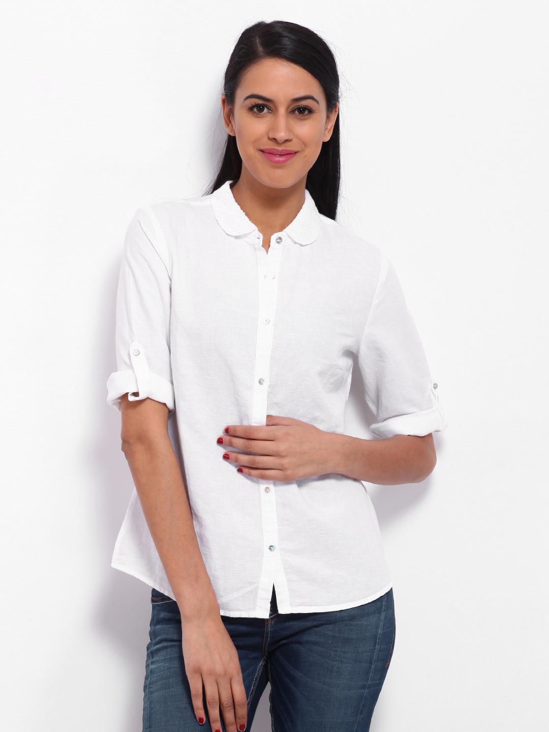 Buy Kraus Jeans Women White Shirt Shirts for Women 276512 Myntra