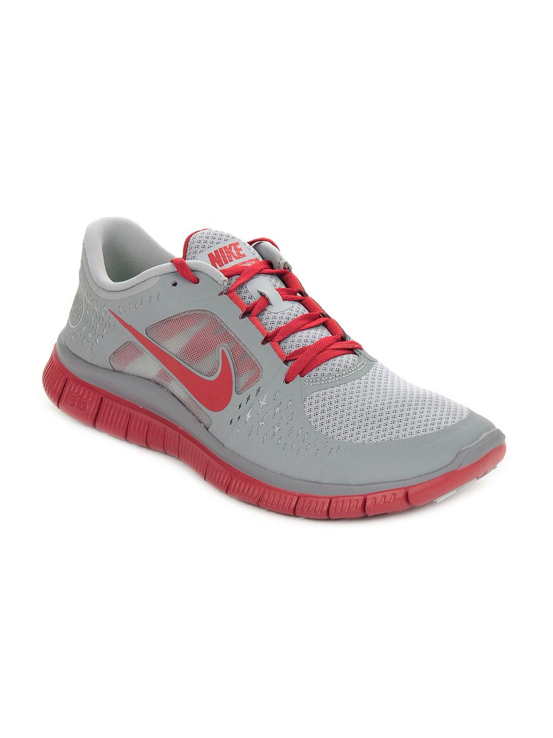 Buy Nike Free Run +3 Men Grey Sports Shoes - Sports Shoes for Men