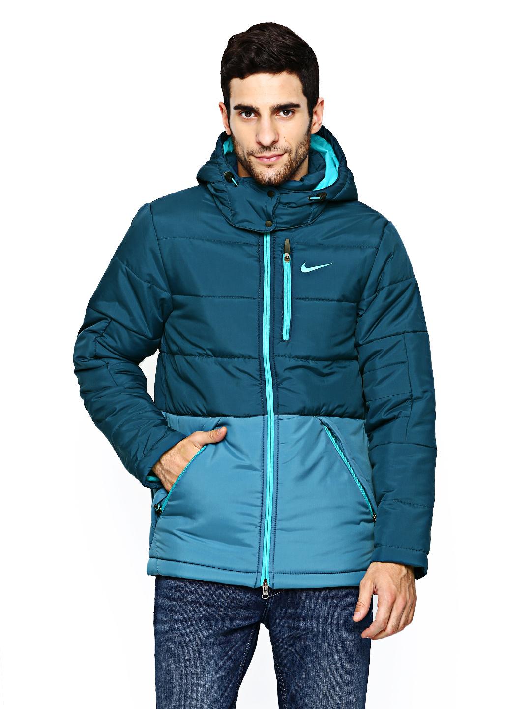 Buy Nike Men Blue Padded AS EM NIKE ALLIANCE Jacket Jackets for