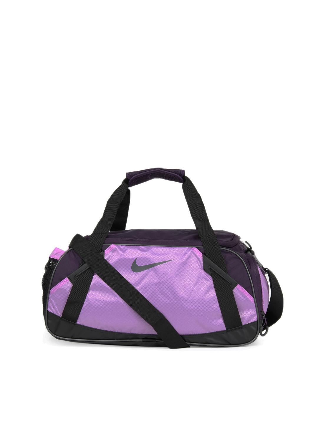 nike purple gym bag