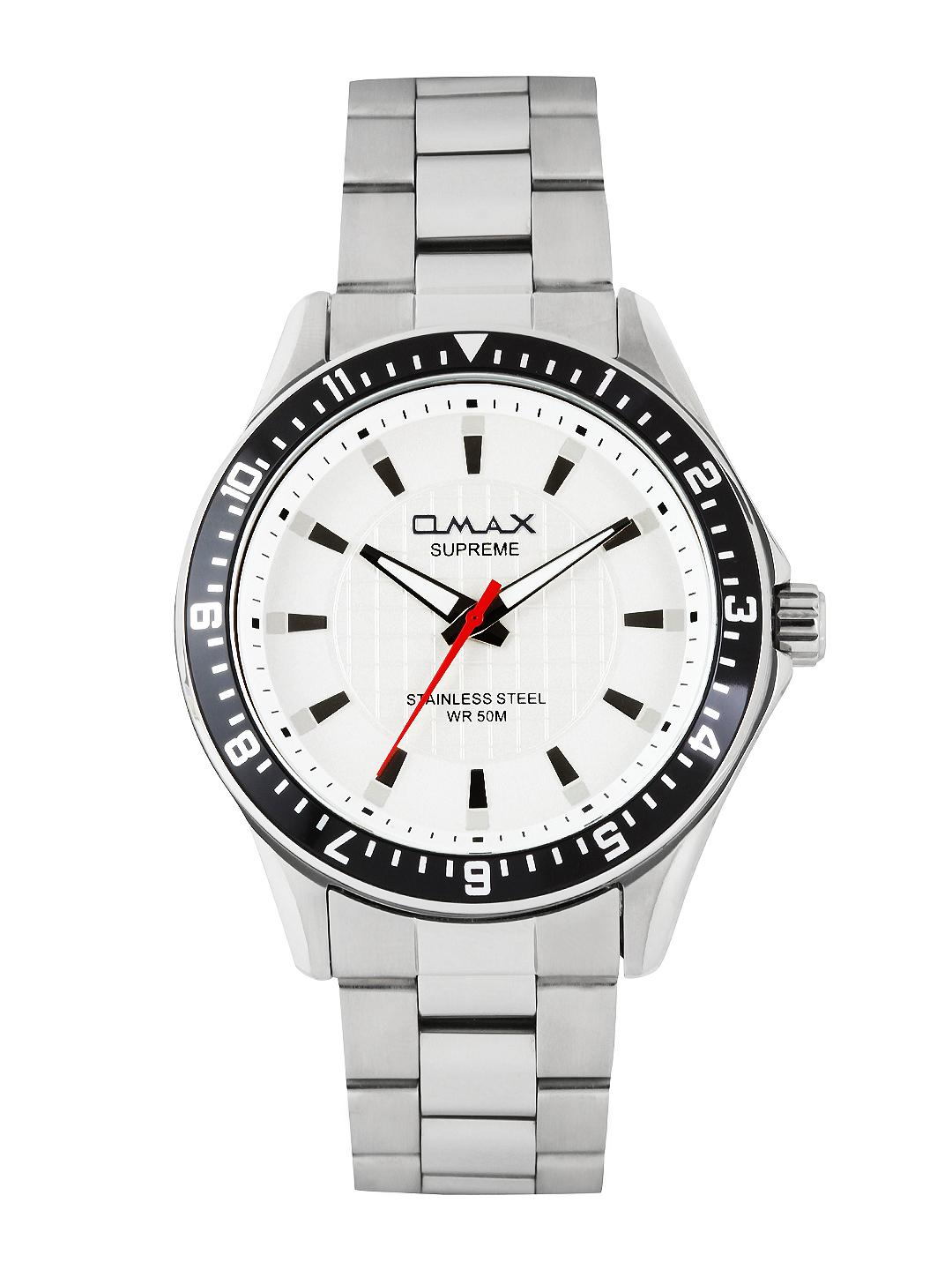 Buy Omax Men White Dial Watch SS123 - Watches for Men 315022 | Myntra