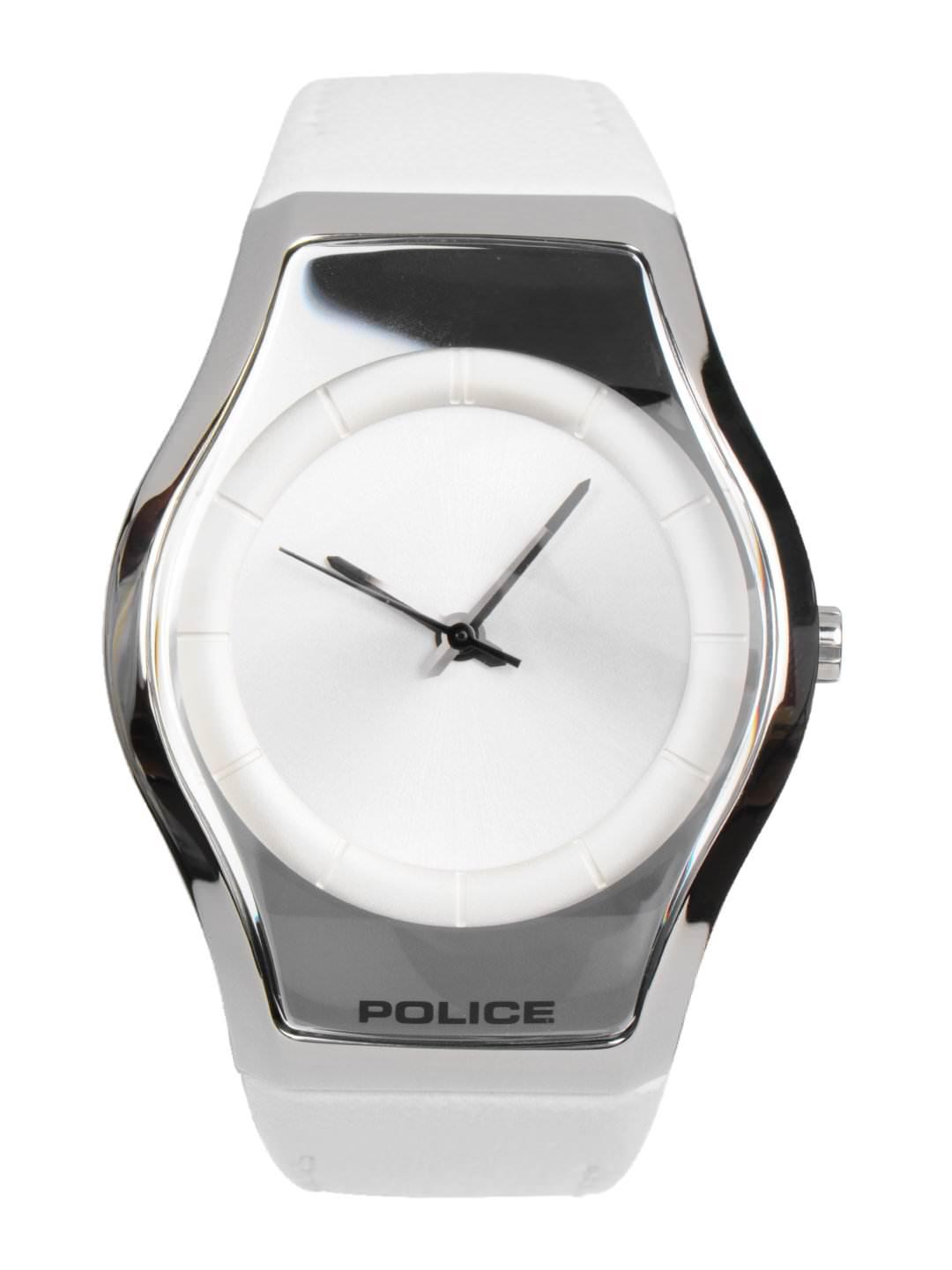 Leather Watches Police Watches For Girl Police Women White Dial