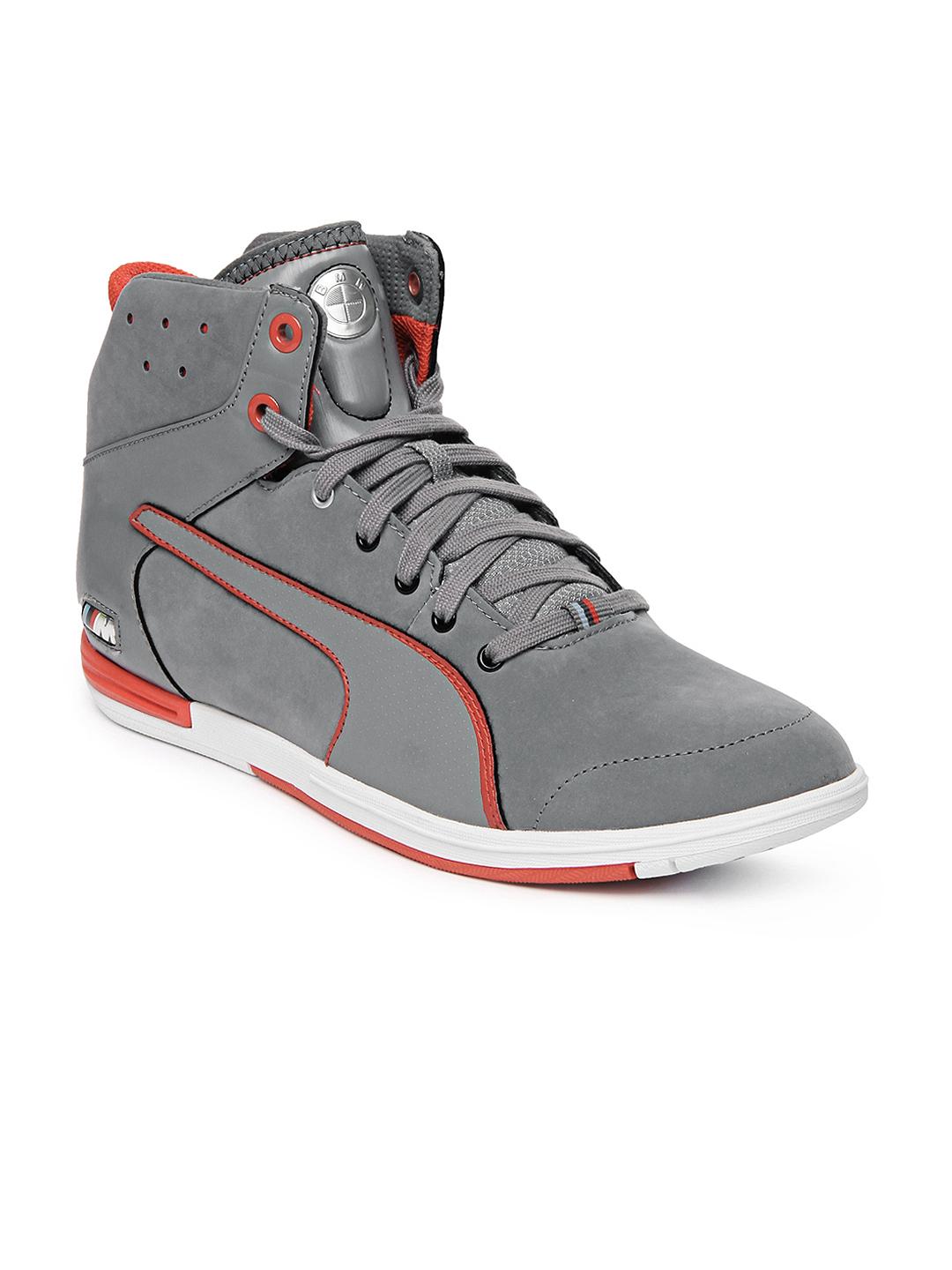 Bmw Puma High Ankle Shoes Men Buy PUMA Motorsport Men Grey BMW M