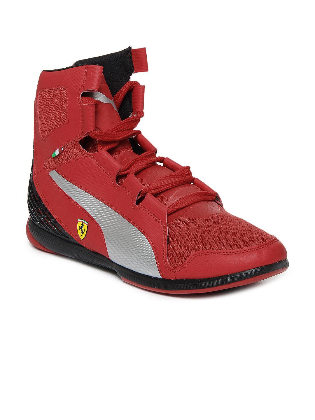 Ryou  Buy PUMA Motorsport Men Red Valorosso Mid SF Ferrari WebCage