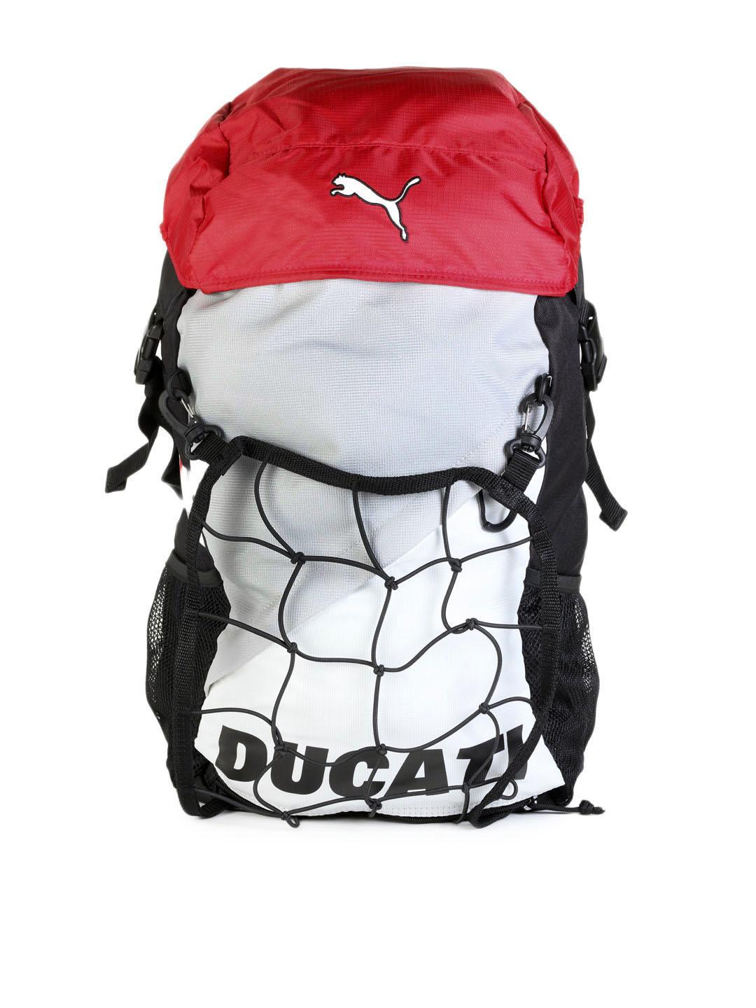 Buy PUMA Motorsport Unisex Black & Red Ducati Backpack - Backpacks