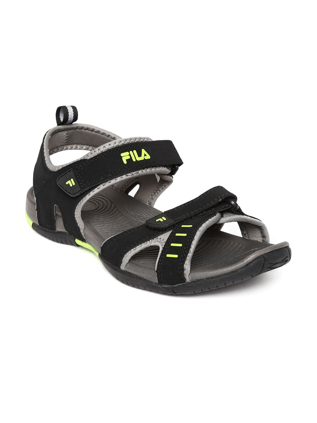 fila avior black floaters