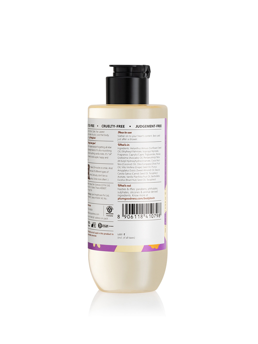 Plum BodyLovin' Vanilla Vibes Body Oil 200ml - Image 10