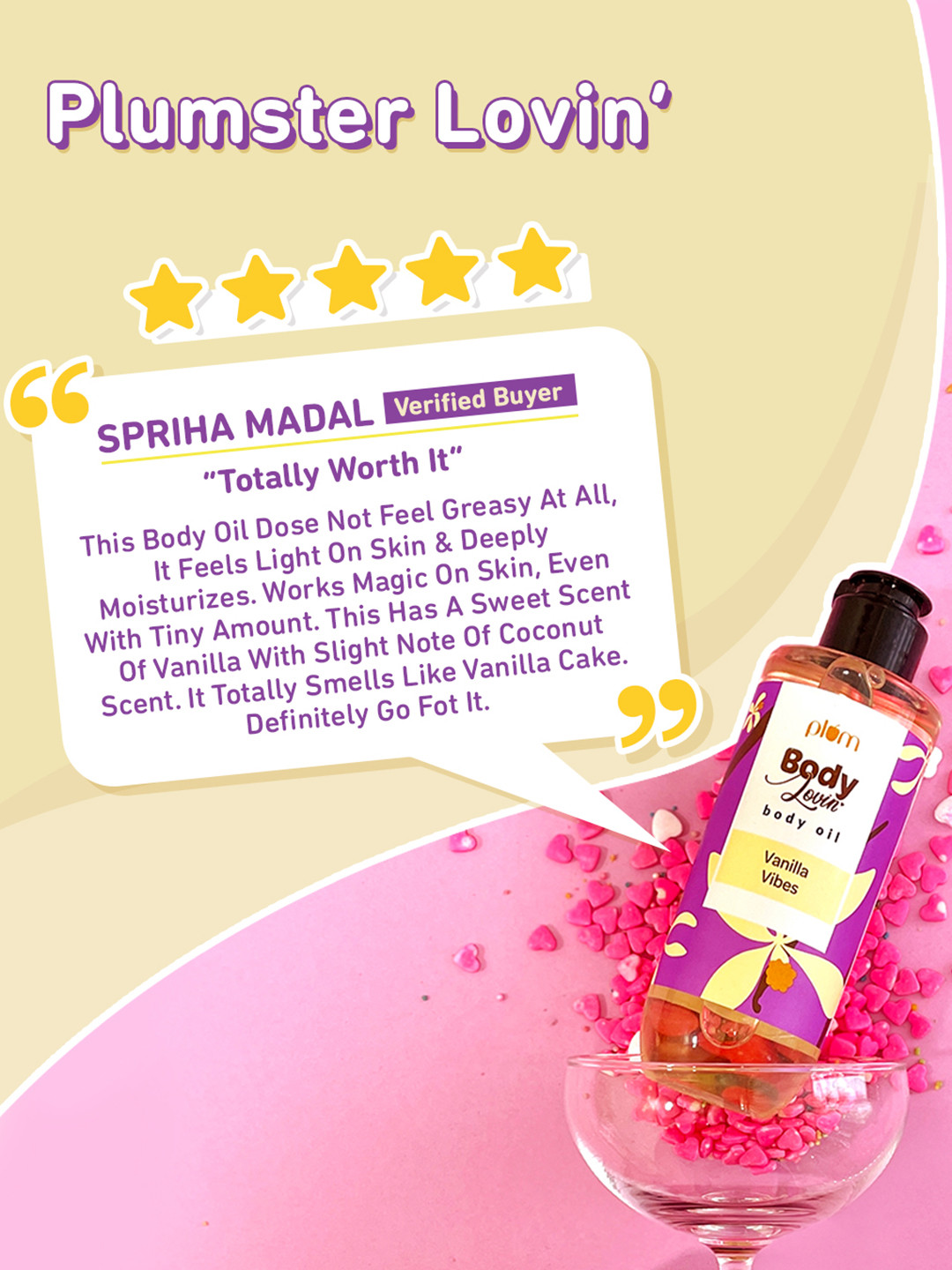 Plum BodyLovin' Vanilla Vibes Body Oil 200ml - Image 7