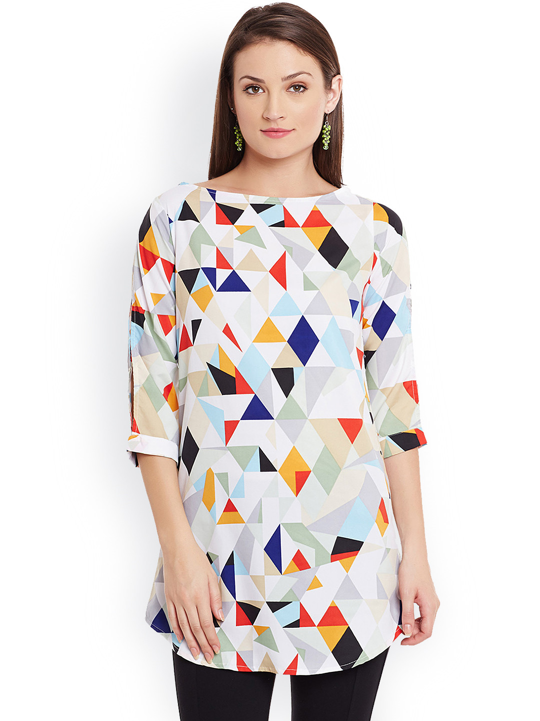 Ruhaans Multicoloured Printed Kurti