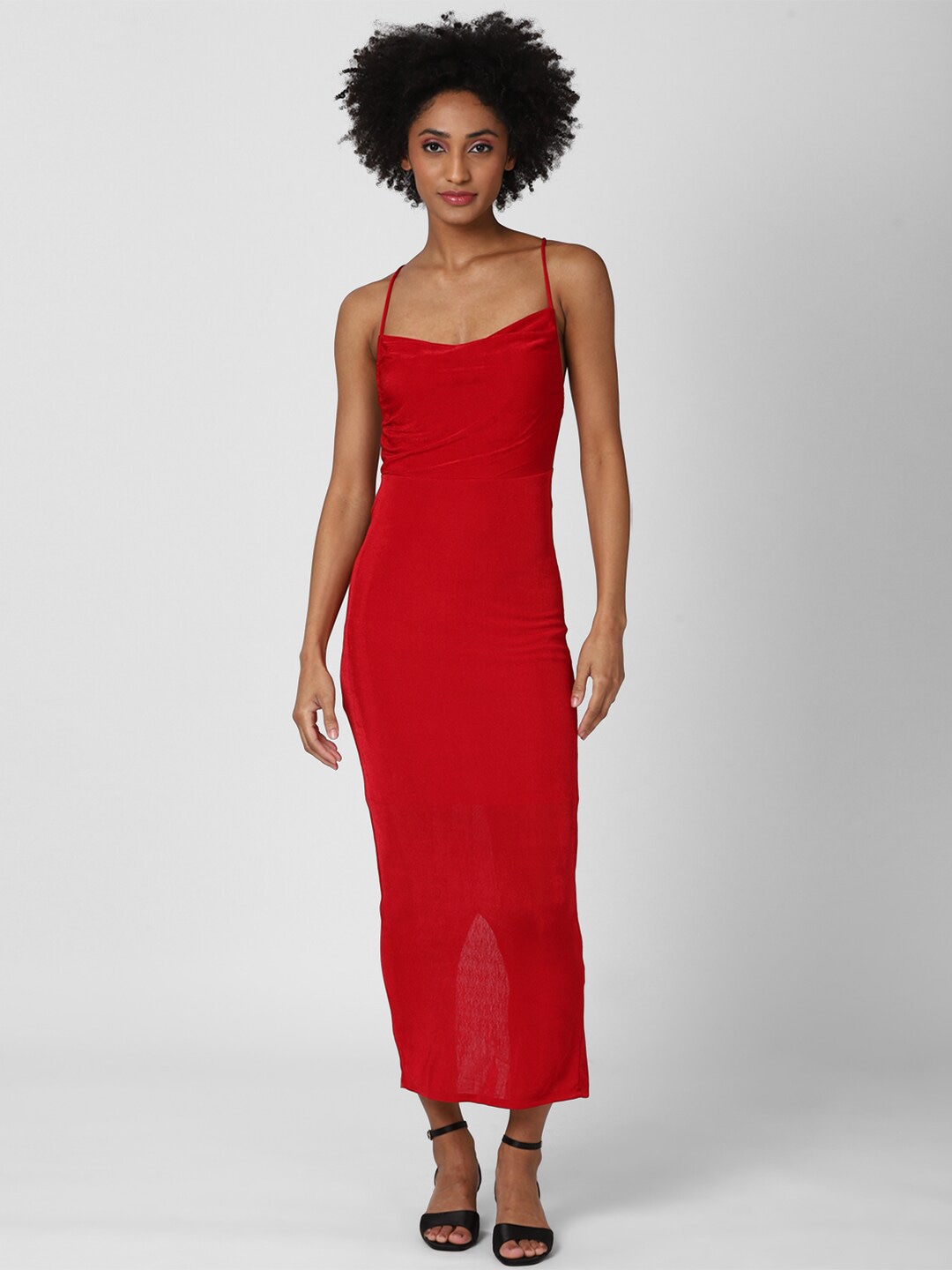 Forever 21 Red Bodycon Maxi Dress